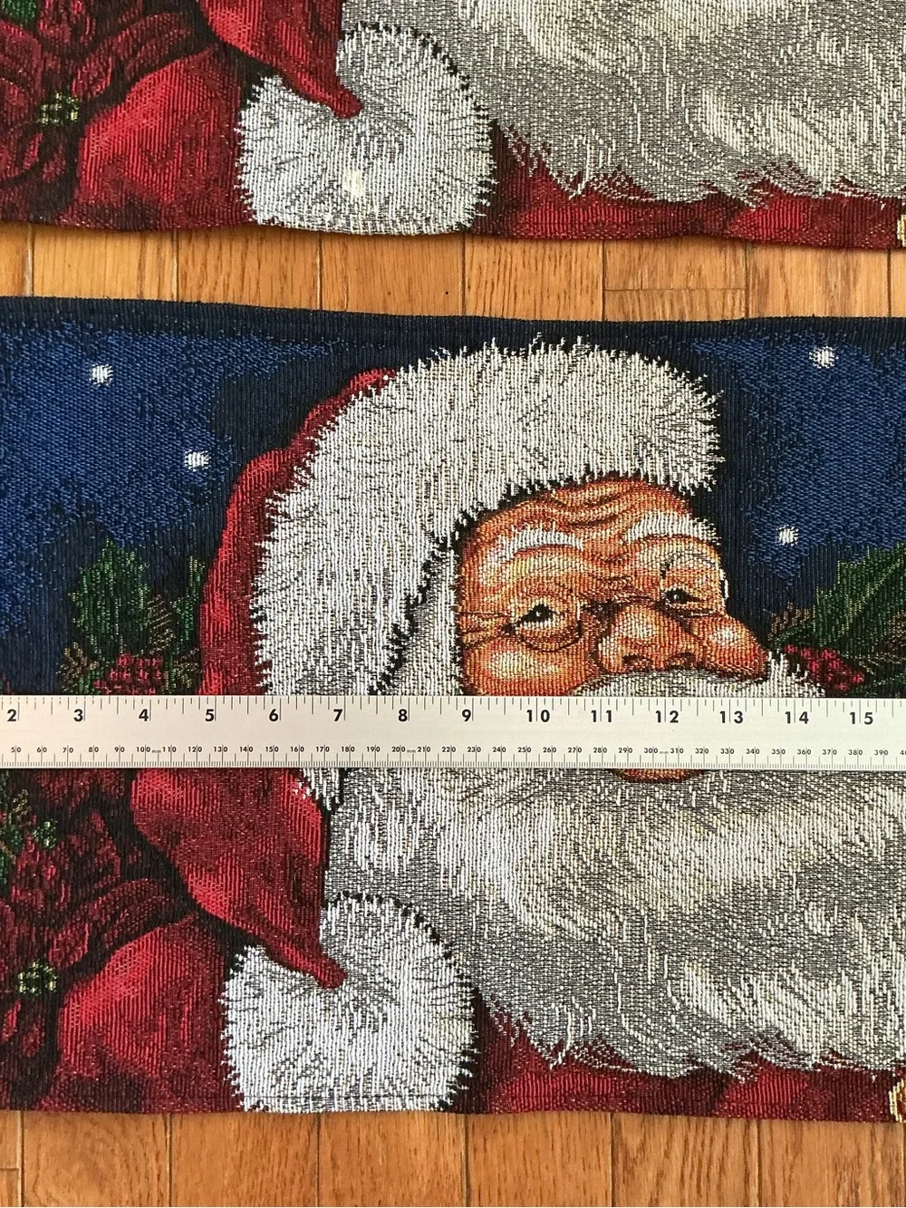 Source Unknown Santa Placemat Set -‎ Red, White & Blue